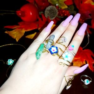 Handmade Jewelry Rings Wire Gold & Silver